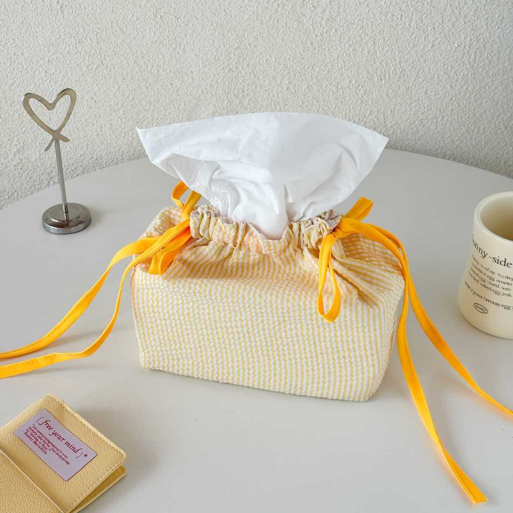 Modern Minimalist Nonwoven Fabric Tissue Box Cover For Kitchen And Dining Decor