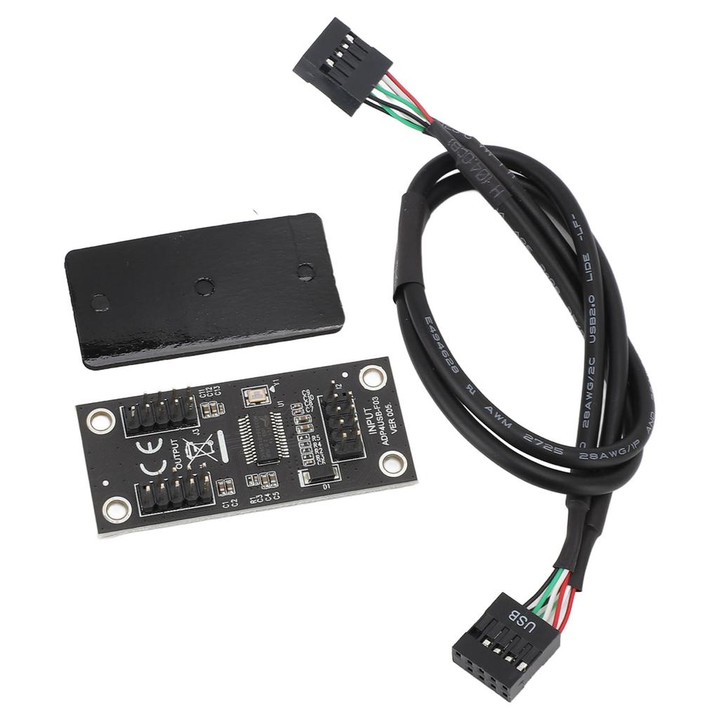 1 auf 2 Erweiterungs-Hub Splitter Adapter Hochgeschwindigkeitsübertragung 9 Pin auf Doppel 9 Pin Motherboard USB 2.0 Adapter