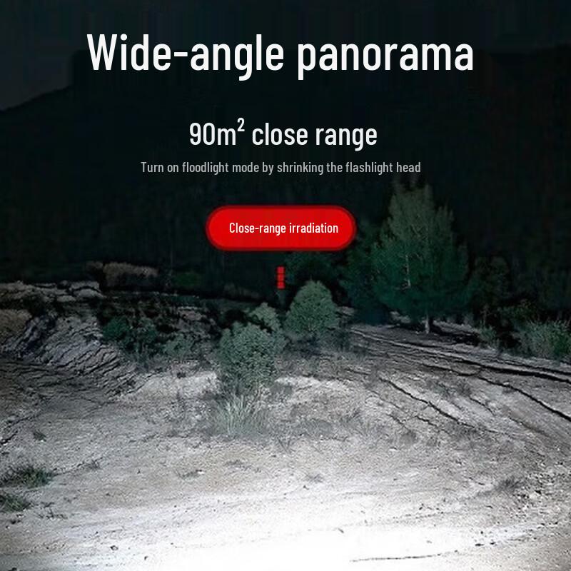 High-Power Rechargeable LED Flashlight