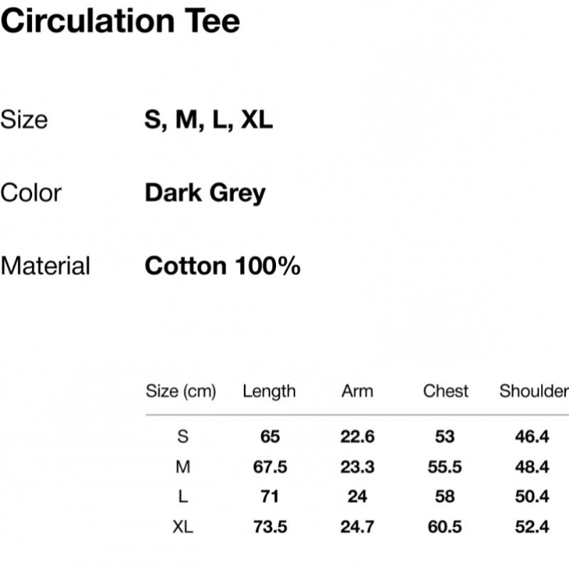 Thisisneverthat Circulation Tee Dark Grey