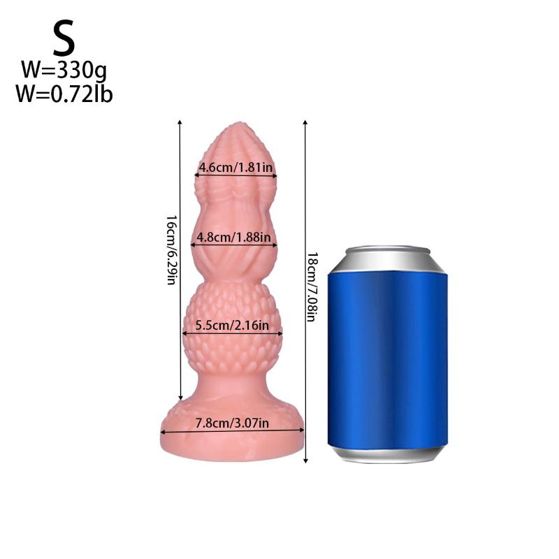 Butt Plug Trainer Kit, Large Anal Plug for Beginners & Advanced, Safe Silicone Sex Toys for Men Women Couples Gifts