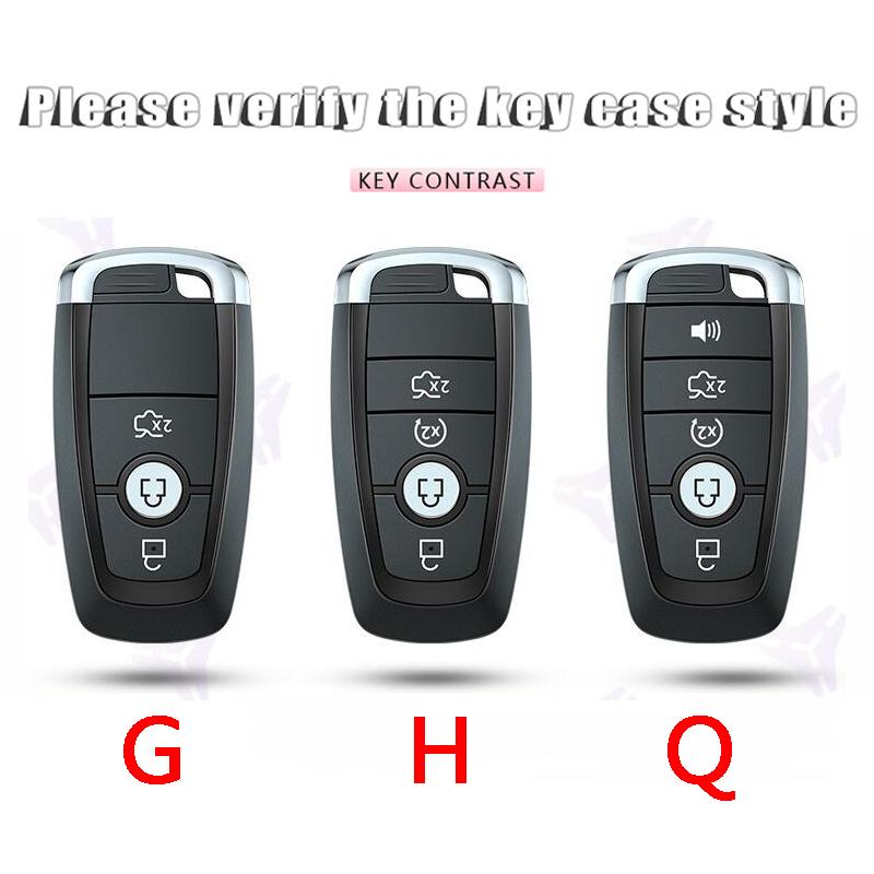 Car Remote Key Case Full Cover Fob Auto Accessories For Ford Fusion Mustang Explorer F150 F250 F350 EcoSport Edge S-MAX Ranger