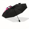 Hello Kitty & Butterfly Automatic Folding Cartoon Umbrella - 3 Folding Design, Vivid Cartoon Pattern, Suitable for Outdoor Activities, A Gift for Fans