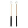 1 Pair Percussion Mallet Rubber and Maple Multifunctional Tongue Drum Mallet for Concert