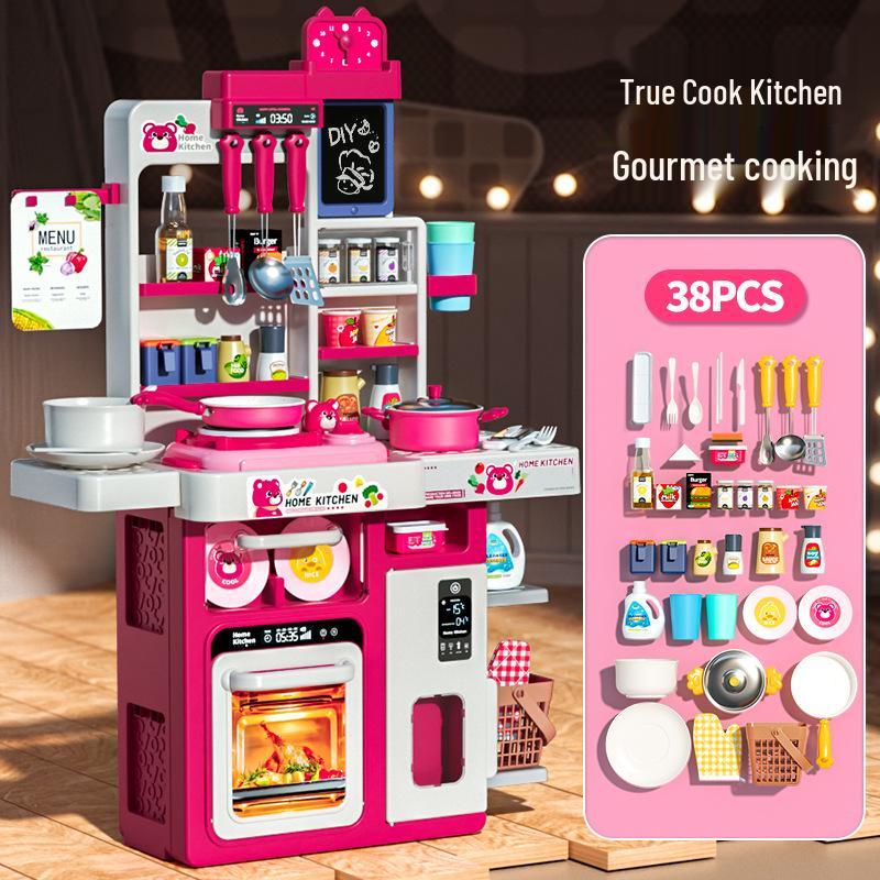 

Детский игровой набор мини-кухни для настоящей готовки для детей 3-6 лет