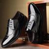 Men's Four Seasons Business Pointed Toe Formal Shoes Large Size Flat Oxfords Dress Party Shoes