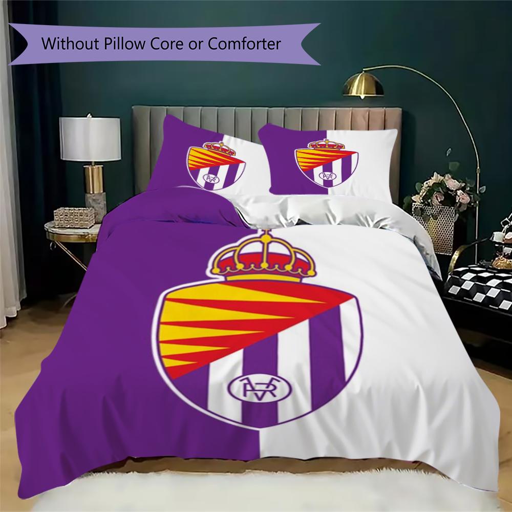 Set Copripiumino Trapuntato con Fantasia Real Valladolid Federa Decorazione per la Casa Regalo di Compleanno (1 * copripiumino + 2 * federe senza imbottitura)