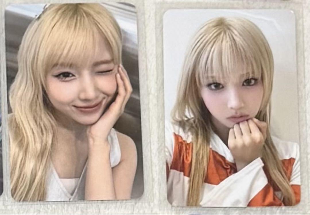 

[USED] Unreleased NMIXX Jiu applemusic Lakidro trading cards (2 pieces)