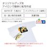Kokuyo Inkjet Printer Print 5 Paper, Iron-On Paper, A4, Sheets, KJ-PR10N