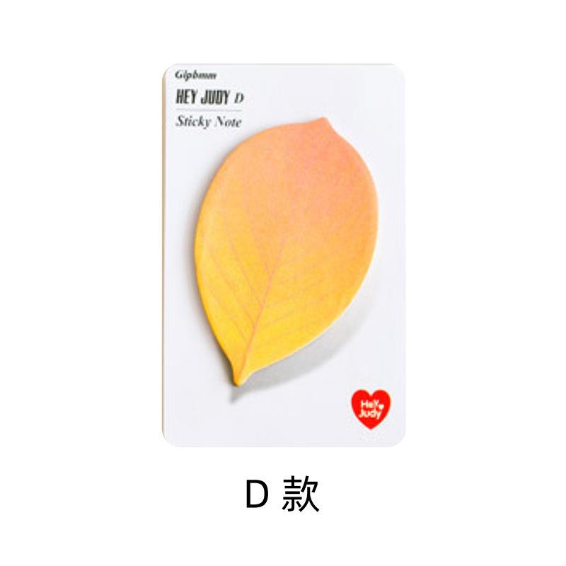 25sheets Leaf Shaped Post Notes N Times Post Messages Notes on Hand Accounts Memo Pad 5 Options Stationary Writing Pads