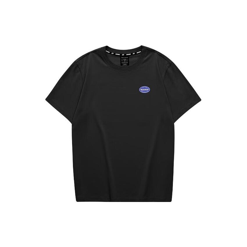 Skechers Colorful T Shirt Unisex Carbon Black L223U044-0018