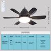 RGB LED Ceiling Fan Light - Modern Fan with Adjustable Lighting for Living Room or Bedroom
