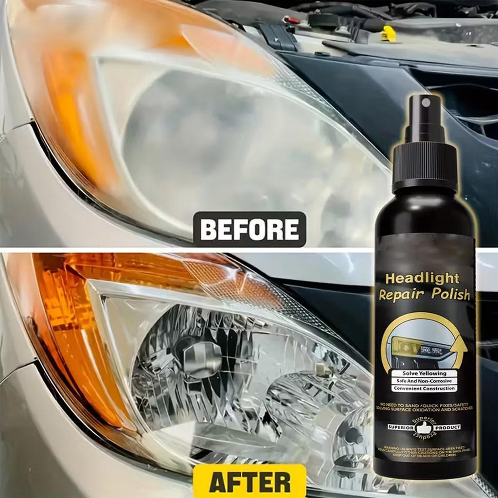 Lichid Far Auto, Instrument Agent de Refacere Acoperire Faruri, Agent de Refacere Acoperire Faruri Auto(100ml)