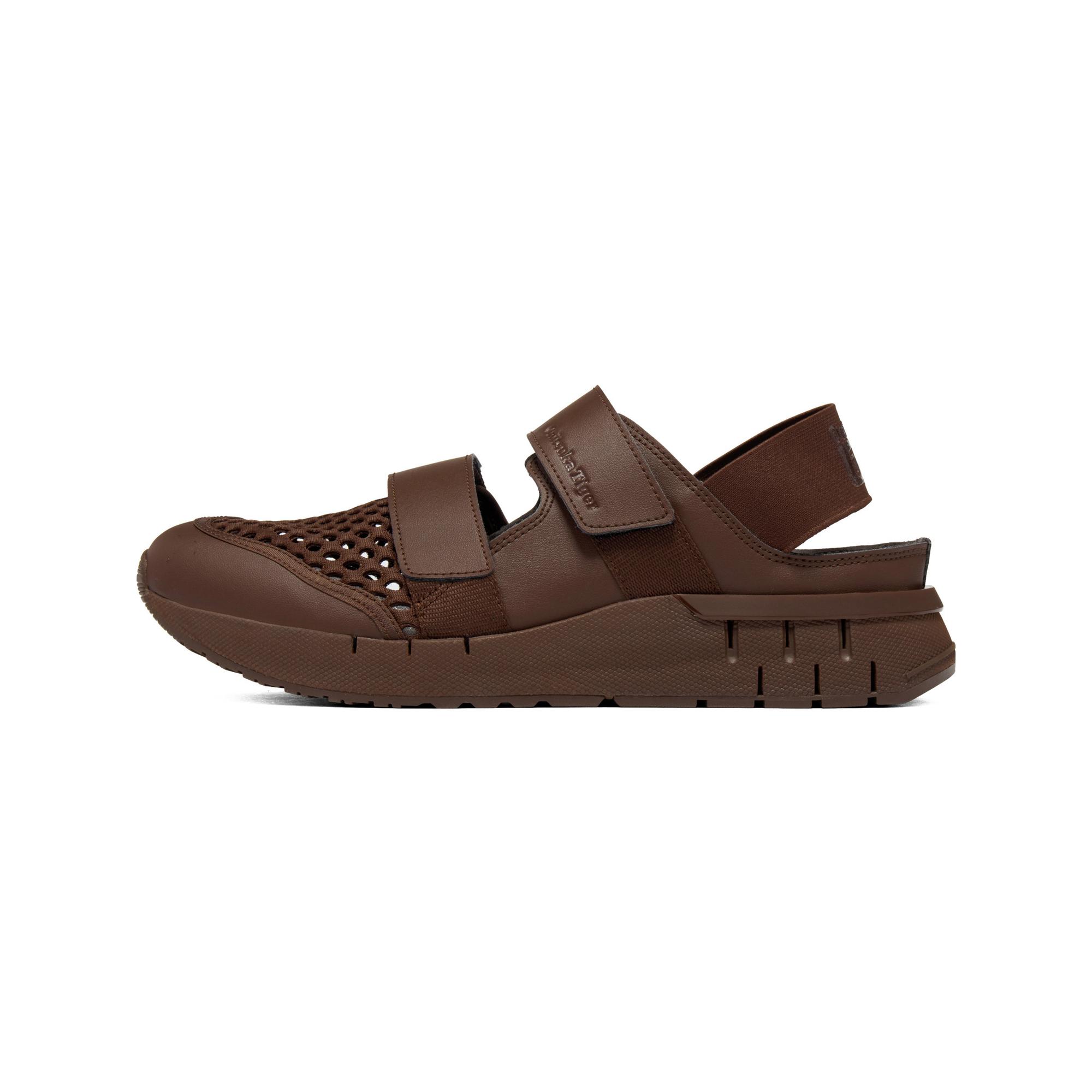

Onitsuka Tiger Rebilac Sandal Fabric Synthetic Leather Minimalist Retro Mesh Velcro Breathable Water Shoes Unisex Sandals Dark-Brown 1183A966_201 40