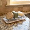 Anti-Slip Stainless Steel Soap Box W-Shaped Soap Holder Draining Soap Rack  Student Dormitory