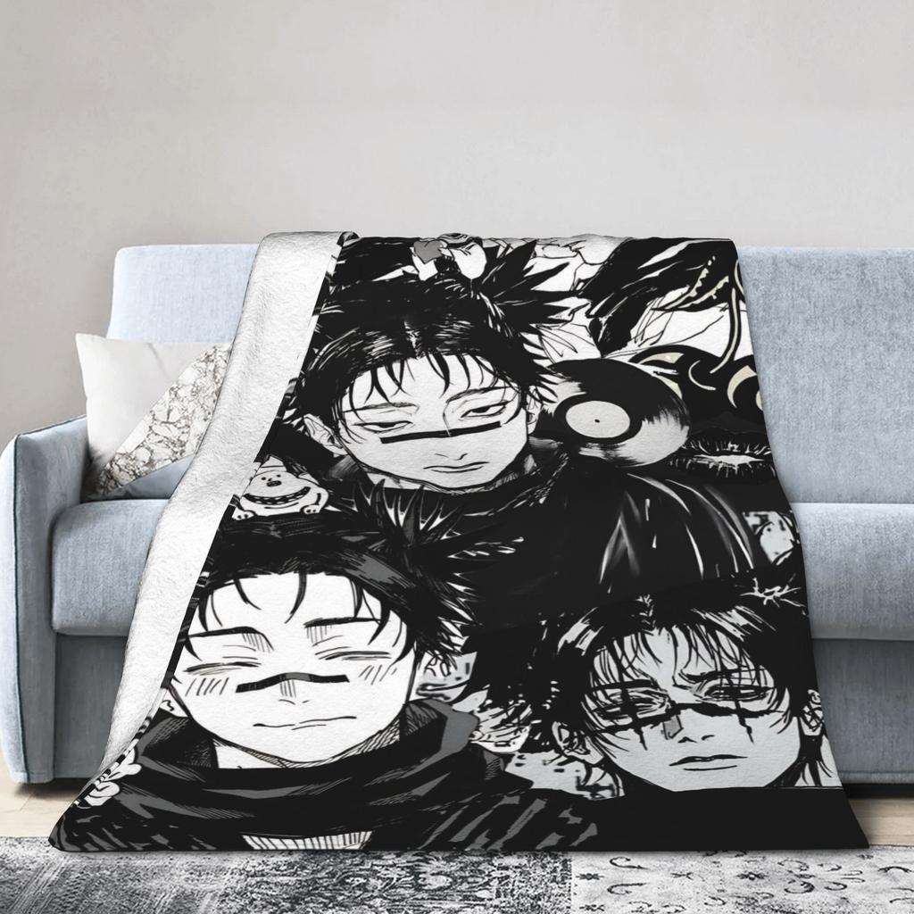 Choso Blanket Kaisens Anime Plush Funny Warm Throw Blanket for Home Spring Autumn