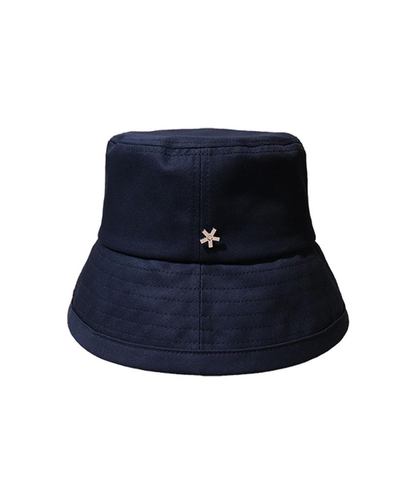 Elkebeullum Basic Cotton Navy Bucket Hat