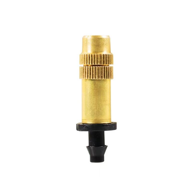 

5pcs Adjustable Copper Misting Nozzle Garden Patio Water Mister Garden Lawn Water Sprinkler with Connect the 4/7mm hose