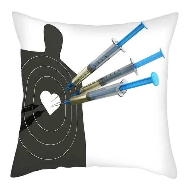 

Dart Design Cushion Cover Realistic Printing Pillowcase Home Bedroom Hotel Car Wedding Gift 12x12Inch