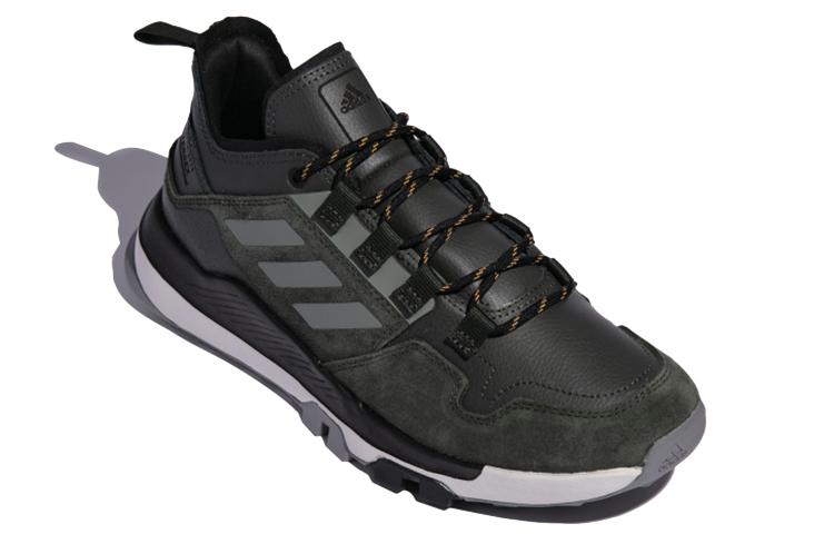 adidas Terrex Hikster Leder Niedrig 'Schwarz Grün' FX4663