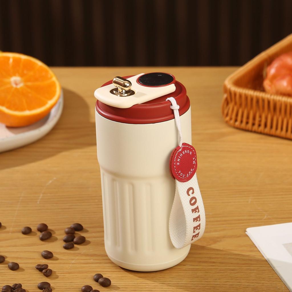 316 Stainless Steel Coffee Cup Smart Thermos Cup