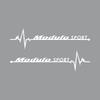 Car Styling Body Side Windows Decal Logo Sticker Decor Accessories For Honda Mugen Power Civic Accord Odyssey Jazz CRV Spirior RF6