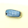 New Tpu Car Key Shell Case Fob For Ford F-150 F-250 F-350 Explorer Ranger Ka Fiesta Mondeo 3 Button Smart Key Cover Keychain