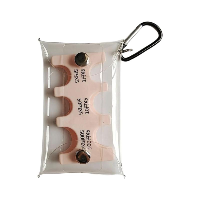 Portachiavi trasparente porta monete organizer porta monete portafoglio porta monete yen giapponesi portafoglio borsa porta soldi custodie per carte