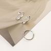 Winding Cross Butterfly Ring Female Niche Design Trendy Cold Wind Personality Love Shape Open Index Finger Ring