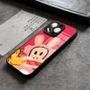 P-Paul F-Frank Phone Case For IPhone 15 Pro Max 14 Pro 12 11 13 Mini X XR XS 16 Plus SE Tempered Glass Back Cover
