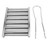 Detachable Handle Hot Dog Roller Stainless Steel Hot Dog Griller BBQ Grill Rack Barbecue Grilling