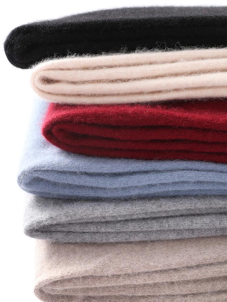 Tendência Xale Envoltório Cachecol Dois Propósitos 100% Lã Mulheres Tricotado Acessórios Capa Casual Cachecóis Macios Quente Cappa Aconchegante Moda Mantos