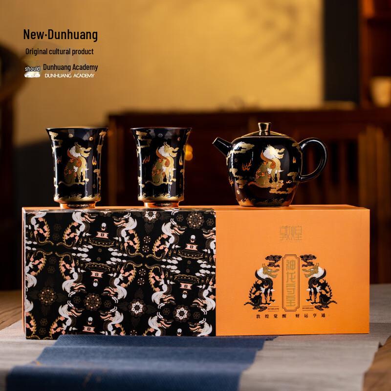 Dunhuang Dragon Teapot Tea Set
