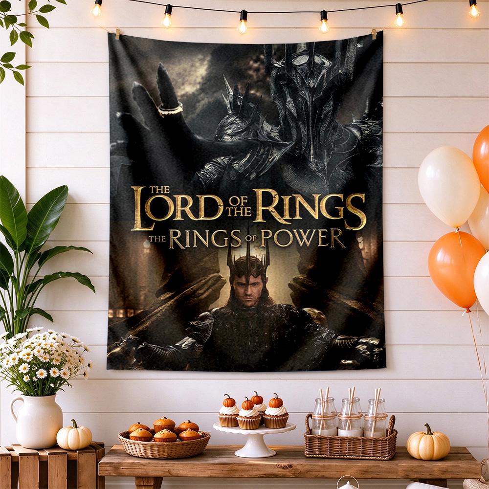 Lord Rings Boho Wall Tapestry Nordic Minimal Designed for Living Room Bedroom Reading Corner All Season Exotic Pattern Perfect Gift for Dorm Roommate