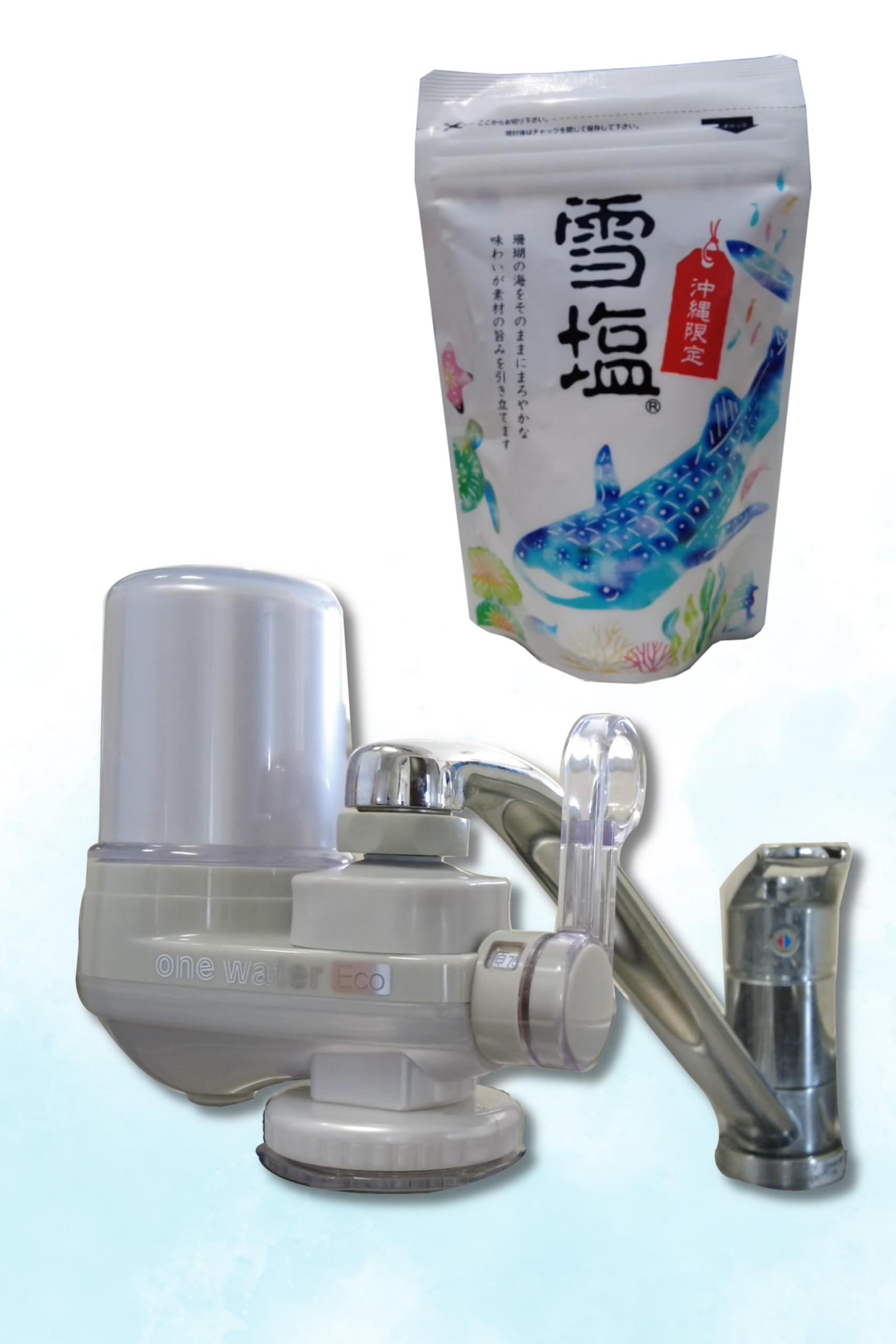 

Очиститель воды для зерна One Water ECO Okinawa, лимитированный дизайн, в комплект входит снежная соль. Бесплатная наука [удаление ПФОС/ПФОА] Co., Ltd.