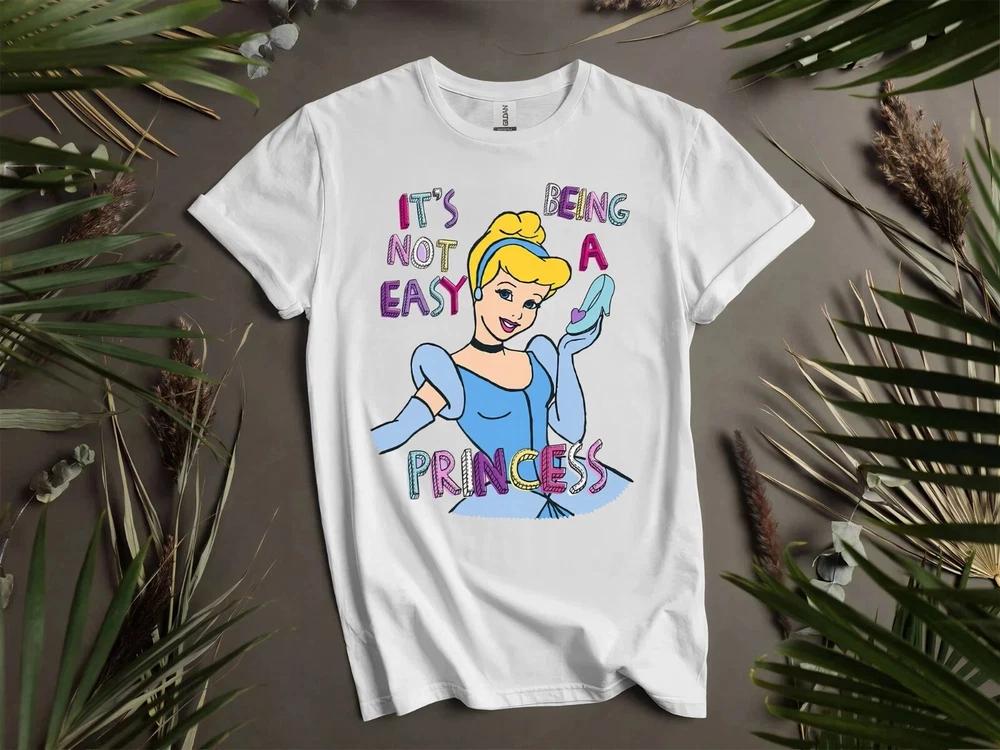 Funny Cinderella Not Easy Tshirt S
