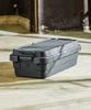 GORDON MILLER Stackable Trunk Cargo, 40L, Low-Profile Storage Box with Lid, Large Capacity, Sit-On, Stackable, Dark Gray, 01680034