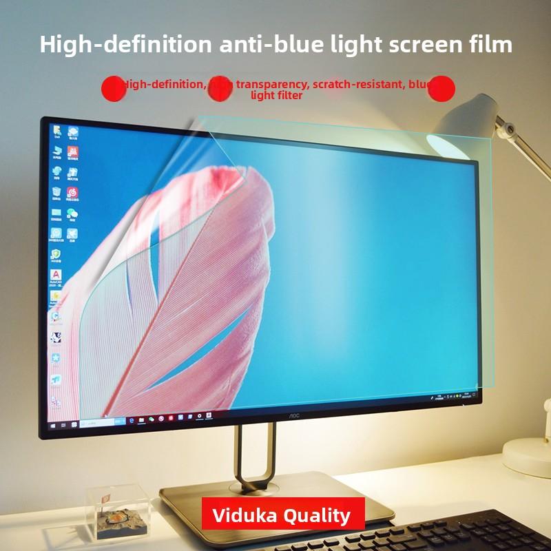 Blue Light Blocking Computer Screen Protector Anti Reflective Eye Protection Film Desktop 24 Inch Radiation Free Static Absor...