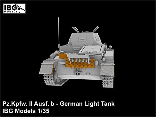 IBG 1/35 Scale German Panzer II Ausf. B Turret with Interior Plastic Model Kit PB35079