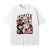 Unisex Kuroko's Basketball Kagami Taiga Graphic T-Shirt, Summer Manga Fashion Vintage Loose Streetwear Women And Men T-shirt