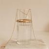 Vergoldete Edelstahl Halskette mit barocker Perlenanhänger - Hypoallergene Schlüsselbein Kette