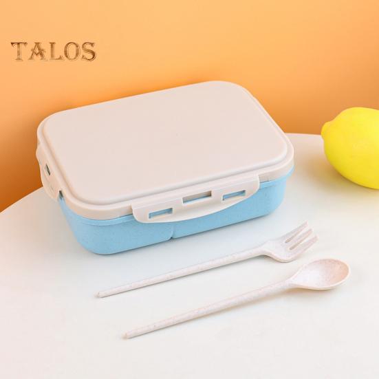 Boîte de rangement de déjeuner, support alimentaire antidérapant, facile à transporter, conteneur de stockage de nourriture familial pratique, fournitures scolaires