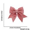 Pearl Stylish Cotton Glitter Bow Ornaments Ideal For Holiday Decor And Diy Projects Craft