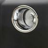 Chrome Front Fog Light Lamp Cover Trim Ring Frame For Jeep Wrangler JK 2007-2018