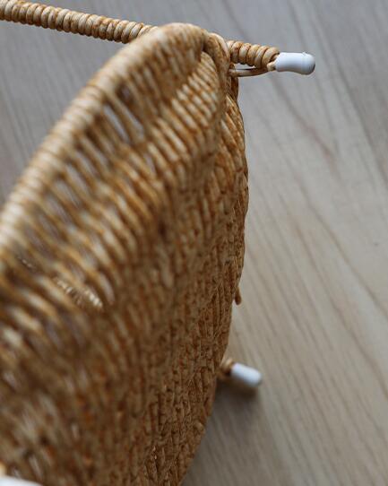 Rattan Imitation Woven Fruit Storage Tray, Dried Fruit Tray, Candy Snack Rack, European-Style, Dry Fruit Bowl, Afternoon Saucer