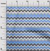 oneOone Cotton Flex Light Blue Fabric Chevron Craft Projects Decor Fabric Printed By The Yard 40 Inch