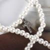 Cross Pendant Hiphop Pearl Cool Fashion Necklace Men Necklace Clavicle Choker Korean Style Necklace