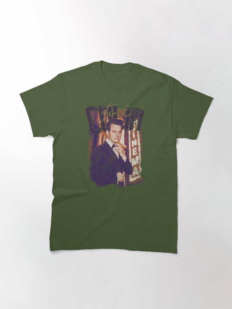 Kingsman Colin Firth Vintage Cinema Retro Style Graphic Art Classic T-Shirt