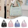Neue Handtasche mit Bronzedruck, Oxford-Stoff, wasserdicht, Tragetaschen, großes Fassungsvermögen, Lunchtasche, schlicht, vielseitig, Einkaufshandtasche