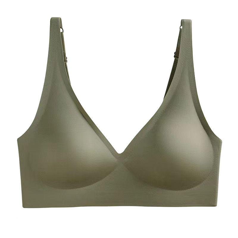 Reggiseno a Fascia in Lattice Gelatina Senza Cuciture: Senza fili, Leggero, Sollevamento regolabile per donna